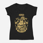 Gogo-Womens-V-Neck-Tee-Alundrart