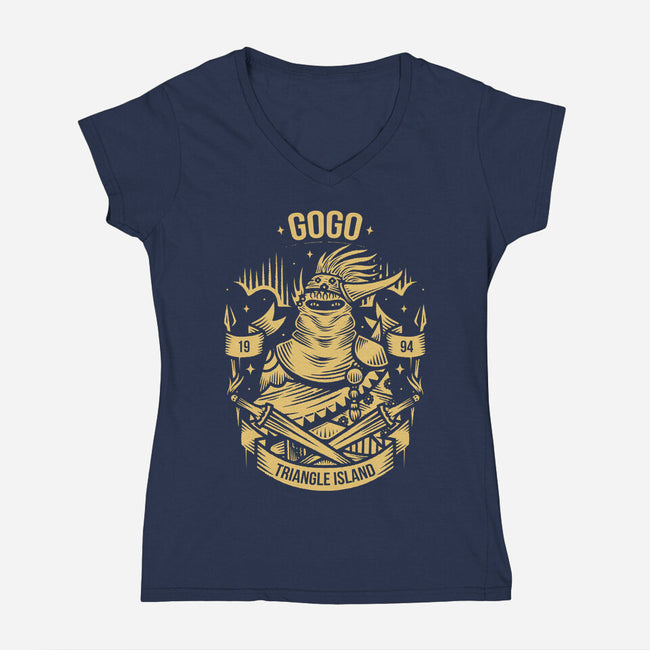 Gogo-Womens-V-Neck-Tee-Alundrart