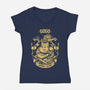 Gogo-Womens-V-Neck-Tee-Alundrart