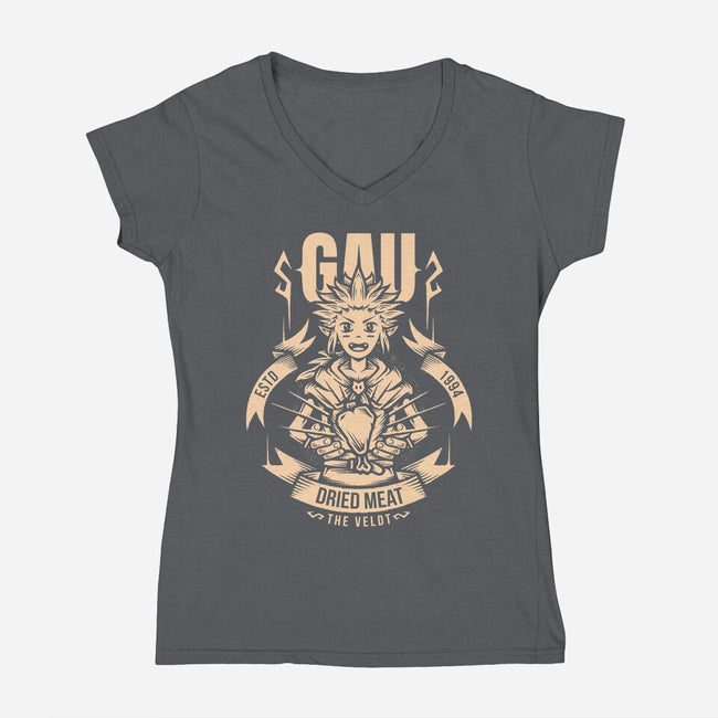 Gau-Womens-V-Neck-Tee-Alundrart