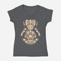 Gau-Womens-V-Neck-Tee-Alundrart