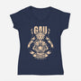 Gau-Womens-V-Neck-Tee-Alundrart