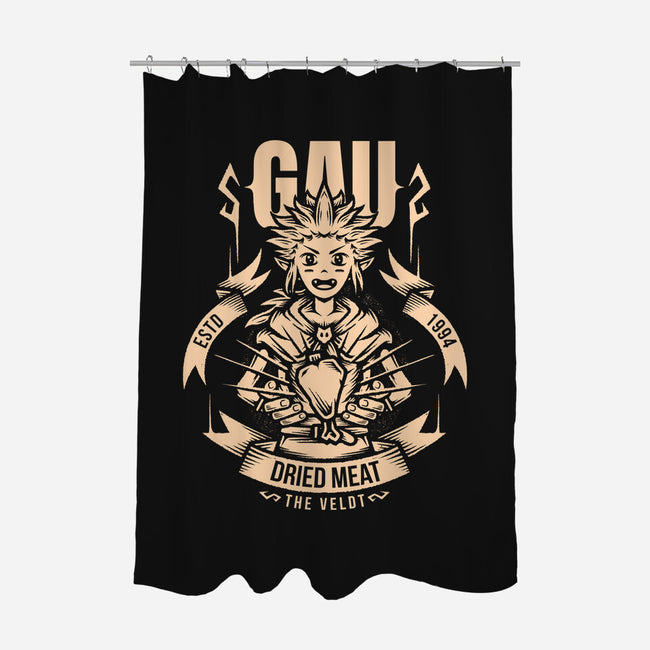 Gau-None-Polyester-Shower Curtain-Alundrart