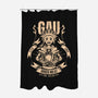 Gau-None-Polyester-Shower Curtain-Alundrart