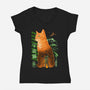 Jonesy The Deep Space Survivor-Womens-V-Neck-Tee-sachpica