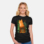 Jonesy The Deep Space Survivor-Womens-Fitted-Tee-sachpica