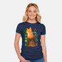 Jonesy The Deep Space Survivor-Womens-Fitted-Tee-sachpica