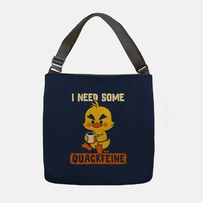 I Need Quackfeine-None-Adjustable Tote-Bag-worlddominationforcats