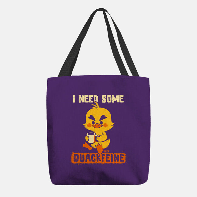 I Need Quackfeine-None-Basic Tote-Bag-worlddominationforcats