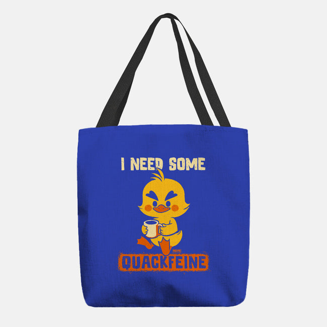 I Need Quackfeine-None-Basic Tote-Bag-worlddominationforcats