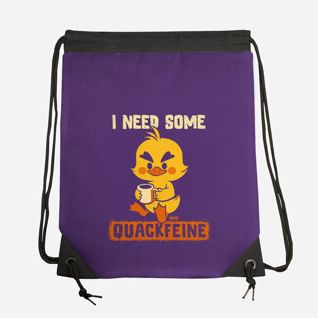 I Need Quackfeine-None-Drawstring-Bag-worlddominationforcats