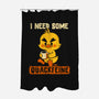I Need Quackfeine-None-Polyester-Shower Curtain-worlddominationforcats