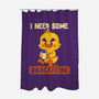 I Need Quackfeine-None-Polyester-Shower Curtain-worlddominationforcats