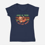 Just Hang In There-Womens-V-Neck-Tee-TechraNova