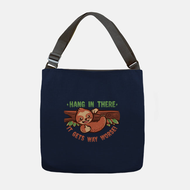 Just Hang In There-None-Adjustable Tote-Bag-TechraNova