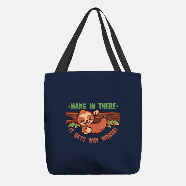 Just Hang In There-None-Basic Tote-Bag-TechraNova