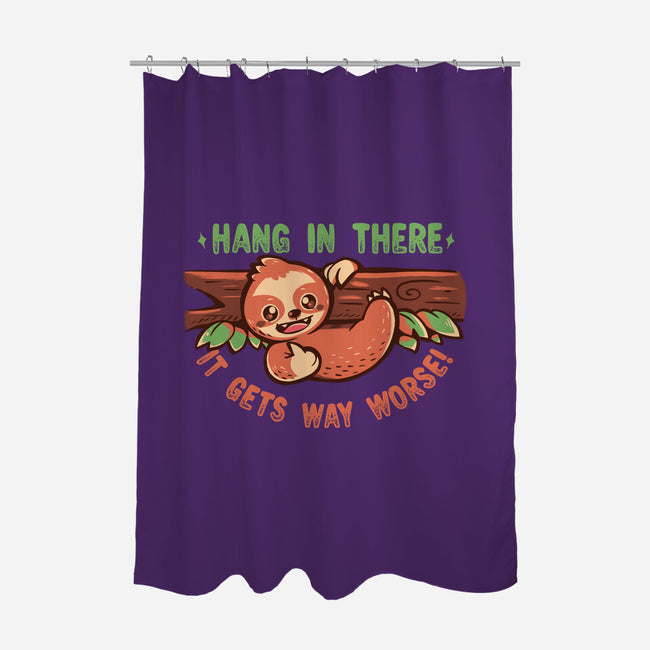 Just Hang In There-None-Polyester-Shower Curtain-TechraNova