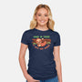 Just Hang In There-Womens-Fitted-Tee-TechraNova