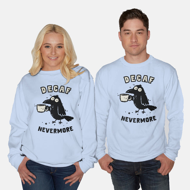 Decaf Nevermore-Unisex-Crew Neck-Sweatshirt-kg07