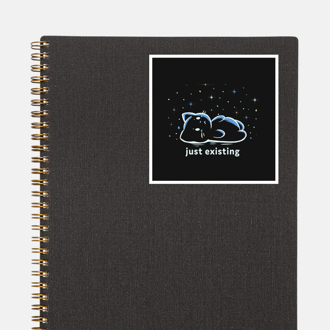 Just Existing-None-Glossy-Sticker-TechraNova