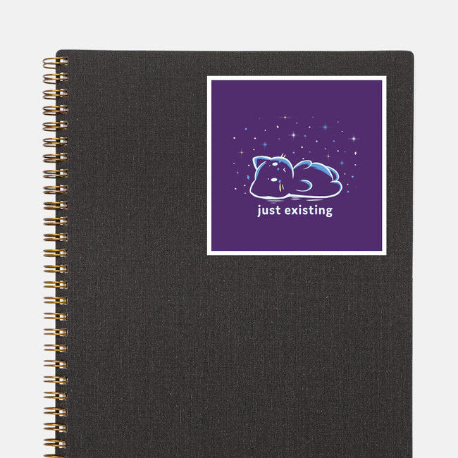 Just Existing-None-Glossy-Sticker-TechraNova