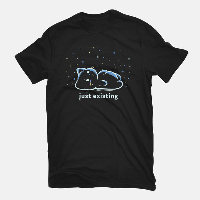 Just Existing-Mens-Basic-Tee-TechraNova
