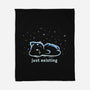 Just Existing-None-Fleece-Blanket-TechraNova
