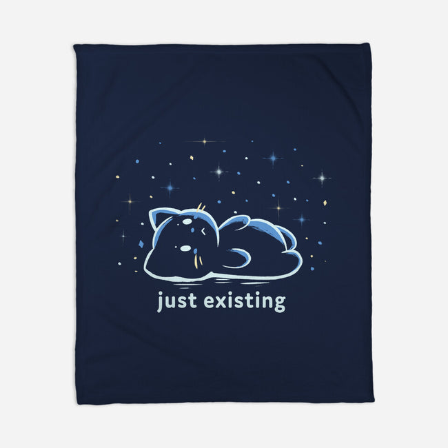 Just Existing-None-Fleece-Blanket-TechraNova