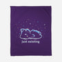 Just Existing-None-Fleece-Blanket-TechraNova