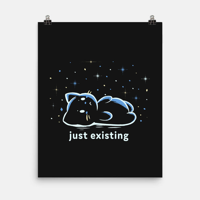 Just Existing-None-Matte-Poster-TechraNova