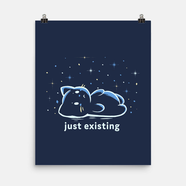 Just Existing-None-Matte-Poster-TechraNova