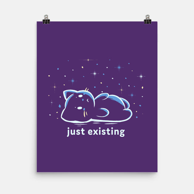 Just Existing-None-Matte-Poster-TechraNova