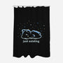 Just Existing-None-Polyester-Shower Curtain-TechraNova