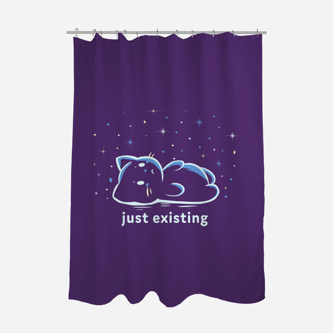 Just Existing-None-Polyester-Shower Curtain-TechraNova