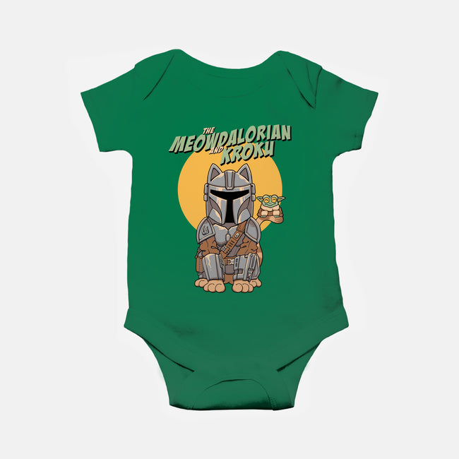 Meowdalorian And Kroku-Baby-Basic-Onesie-vp021