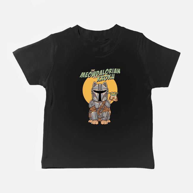 Meowdalorian And Kroku-Baby-Basic-Tee-vp021