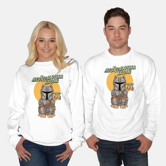 Meowdalorian And Kroku-Unisex-Crew Neck-Sweatshirt-vp021