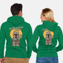 Meowdalorian And Kroku-Unisex-Zip-Up-Sweatshirt-vp021