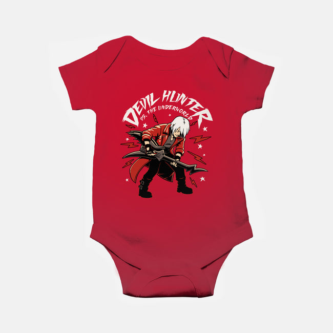 Devil Hunter Music Guitar-Baby-Basic-Onesie-Studio Mootant