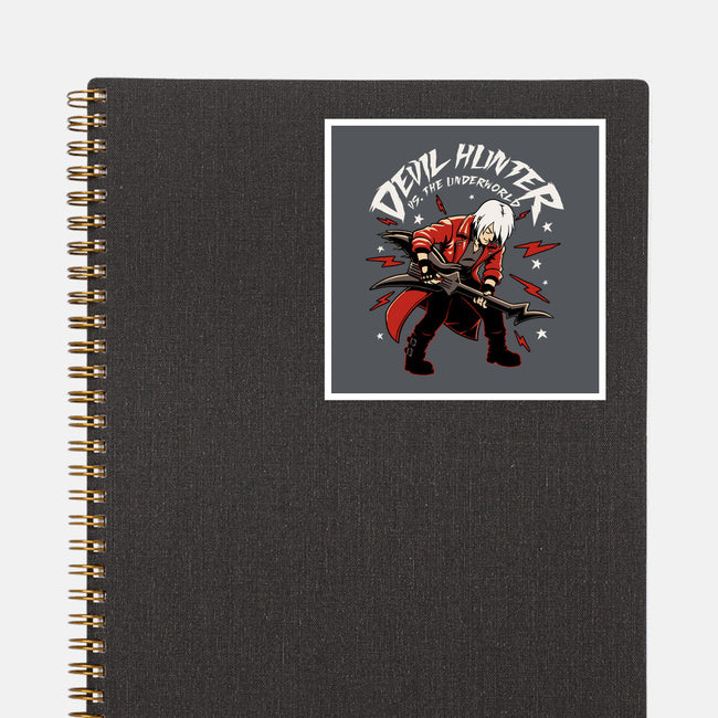 Devil Hunter Music Guitar-None-Glossy-Sticker-Studio Mootant