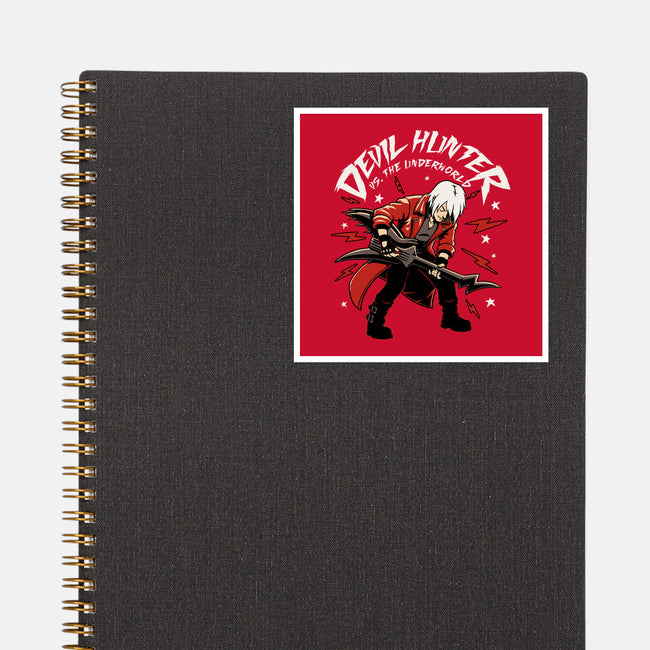Devil Hunter Music Guitar-None-Glossy-Sticker-Studio Mootant