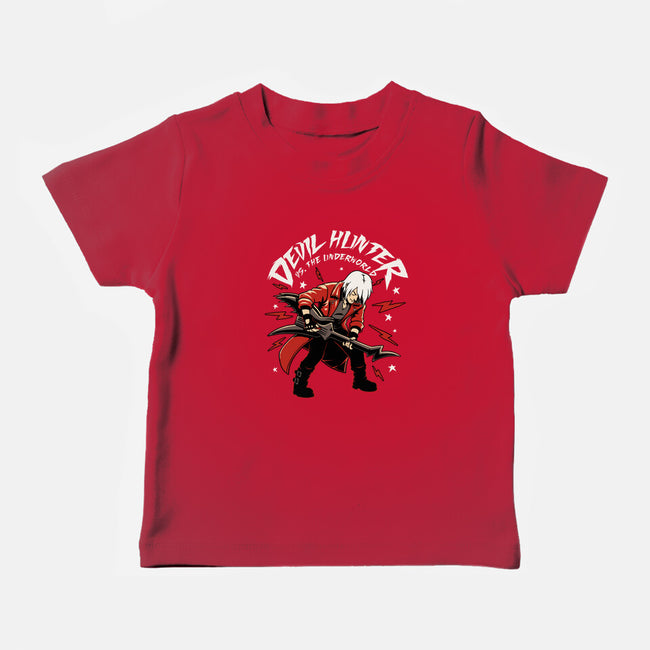 Devil Hunter Music Guitar-Baby-Basic-Tee-Studio Mootant