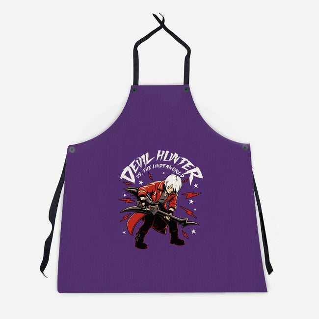 Devil Hunter Music Guitar-Unisex-Kitchen-Apron-Studio Mootant