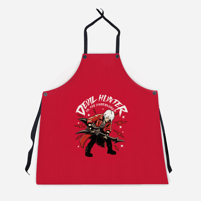 Devil Hunter Music Guitar-Unisex-Kitchen-Apron-Studio Mootant