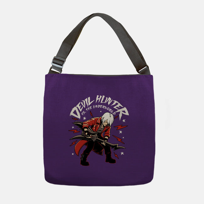 Devil Hunter Music Guitar-None-Adjustable Tote-Bag-Studio Mootant