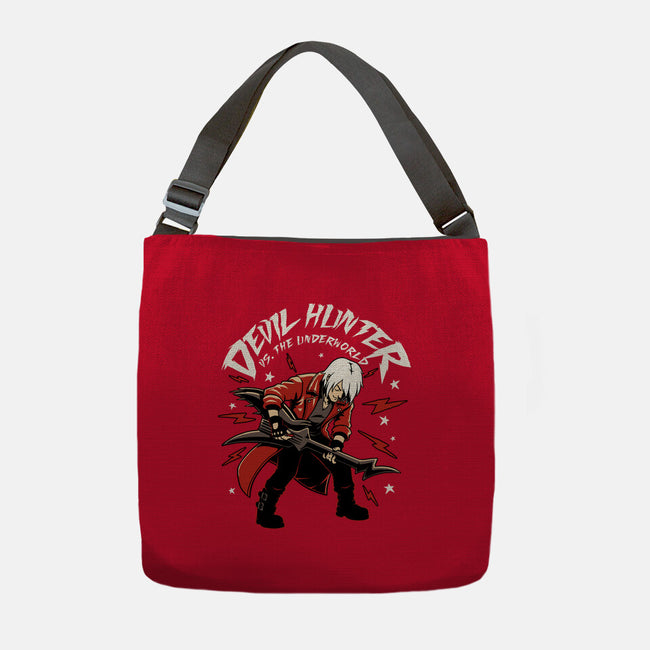 Devil Hunter Music Guitar-None-Adjustable Tote-Bag-Studio Mootant