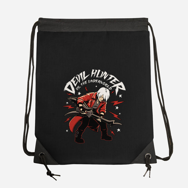 Devil Hunter Music Guitar-None-Drawstring-Bag-Studio Mootant