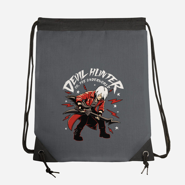 Devil Hunter Music Guitar-None-Drawstring-Bag-Studio Mootant