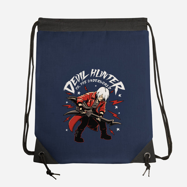 Devil Hunter Music Guitar-None-Drawstring-Bag-Studio Mootant