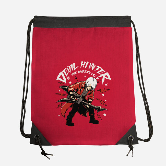 Devil Hunter Music Guitar-None-Drawstring-Bag-Studio Mootant